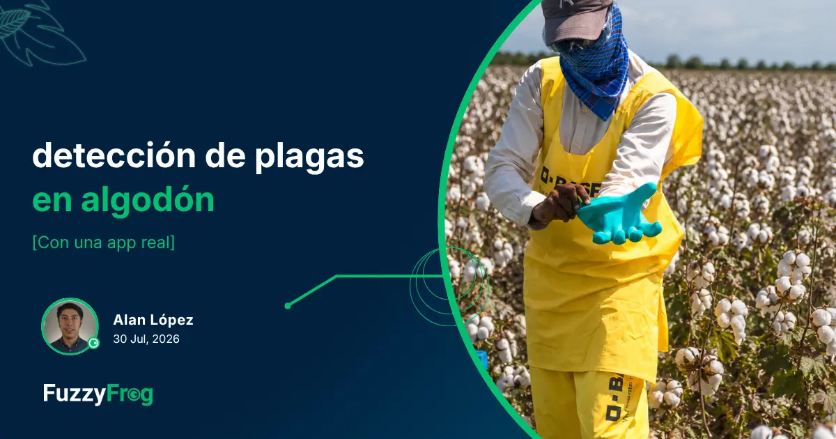 Aplicación móvil para detección de plagas en algodón usando un modelo de machine learning entrenado con visión por computadora