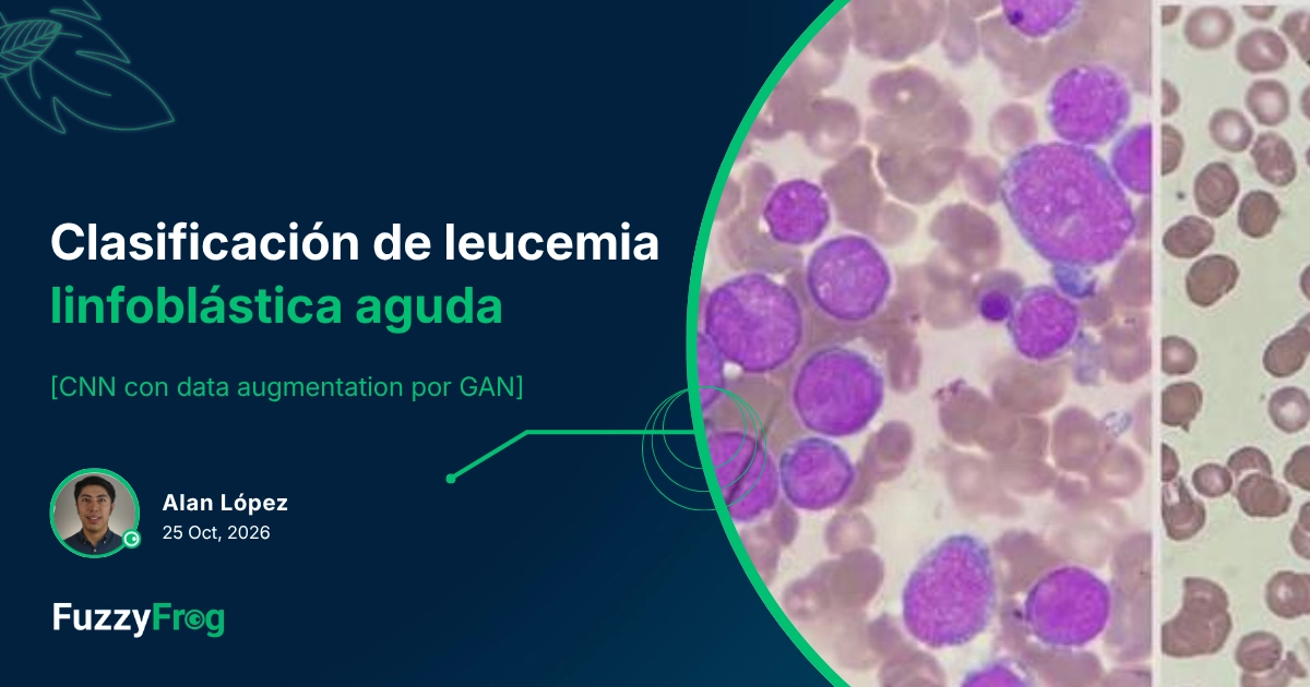 Imagenes de frotis de sangre periferica analizadas con CNN y GAN para clasificar subtipos de leucemia linfoblastica aguda