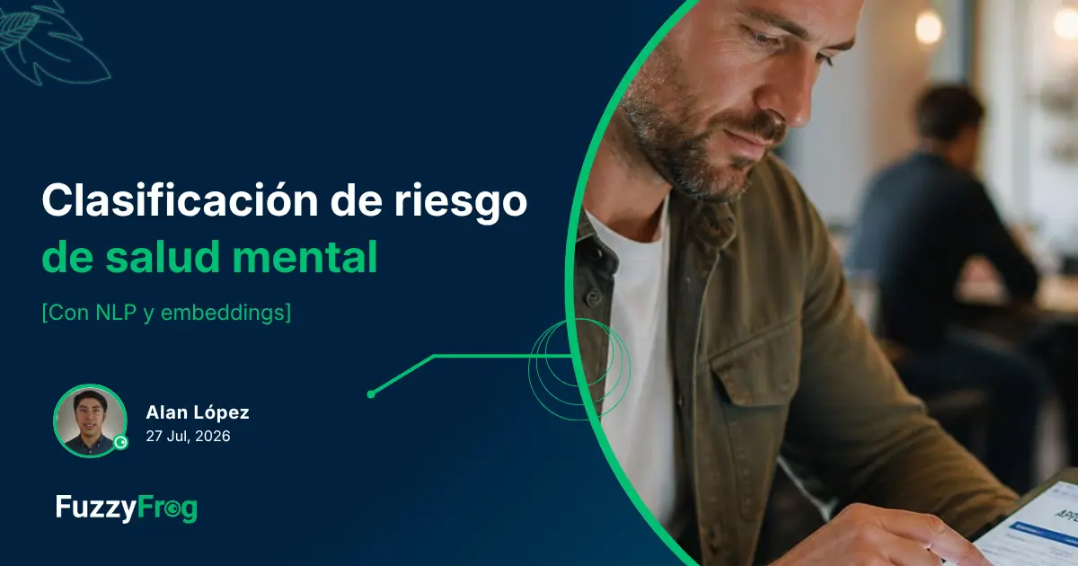 Cuestionario de tamizaje de salud mental clasificado por nivel de urgencia con un modelo de NLP ligero