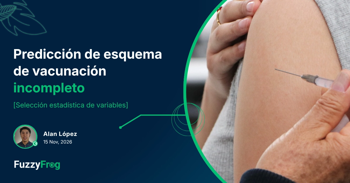 Registro de vacunación infantil analizado con machine learning para identificar riesgo de esquema incompleto